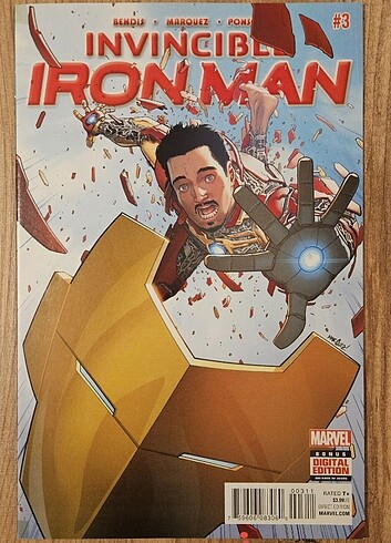  Beden IRON-MAN ÇİZGİ ROMAN İNGİLİZCE 2-3-5-6. SAYILAR