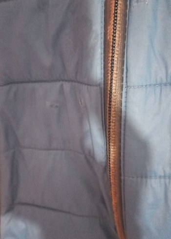 Koyu Mavi Kapüşonlu Erkek Çocuk Mont - Görsel 4