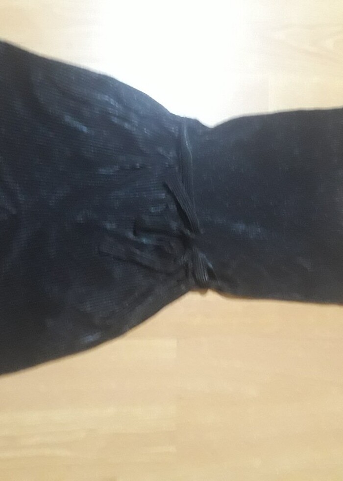 Siyah askılı mini tulum - Görsel 4