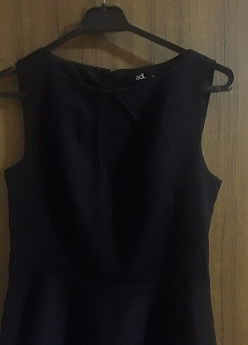 Siyah sıfır kol elbise - Görsel 8