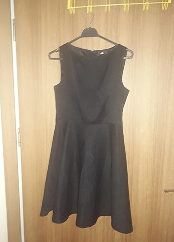 Siyah sıfır kol elbise - Görsel 9