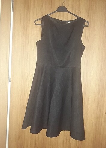 Siyah sıfır kol elbise - Görsel 11