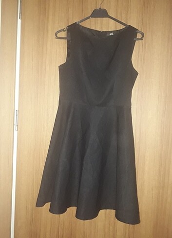 Siyah sıfır kol elbise - Görsel 12