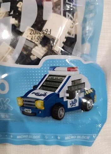 MICRO BLOCK POLİS ARABASI 140 PARÇA 