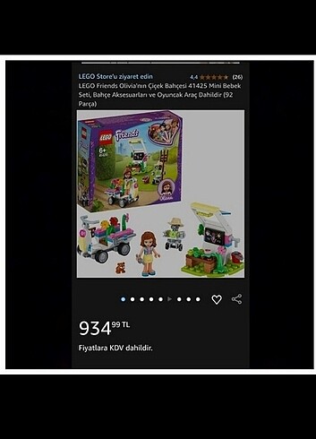 Diğer LEGO FRIENDS 41425 OLİVİA ÇİÇEK BAHÇESİ