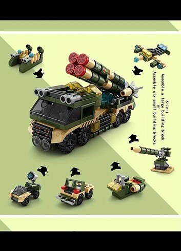 LEGO FÜZE ARACI 6 IN 1