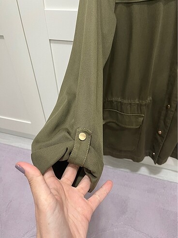 34 Beden haki Renk ZARA TRENÇKOT