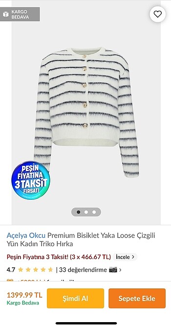 diğer Beden çeşitli Renk ÇİZGİLİ HIRKA