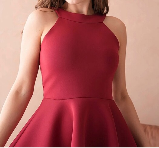 Zara Bordo elbise