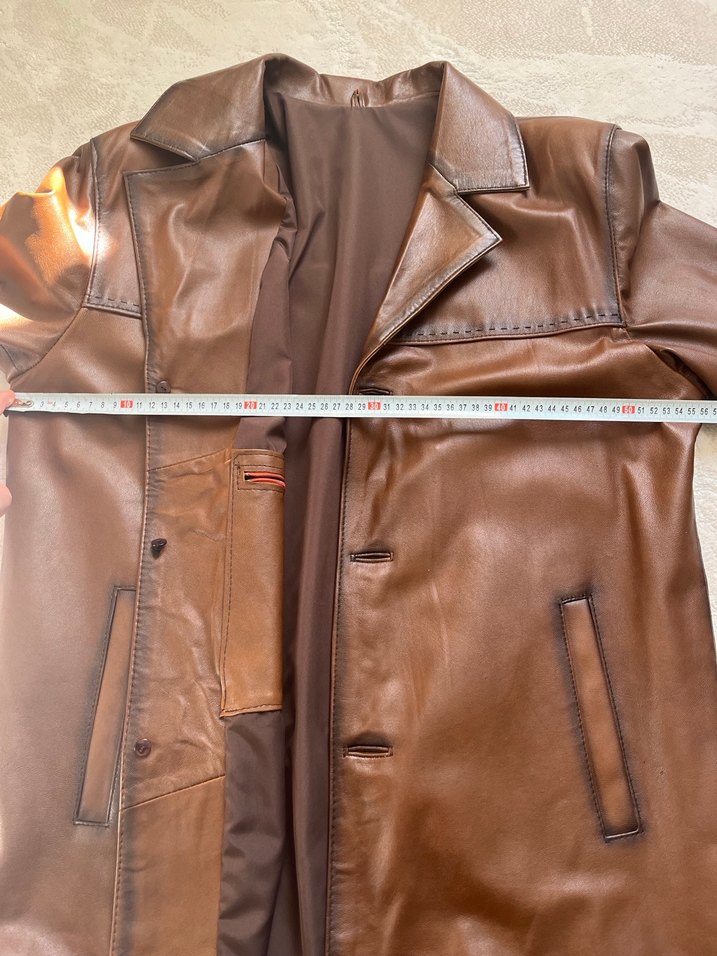 Erkek gerçek deri özel dikim ceket - Görsel 5