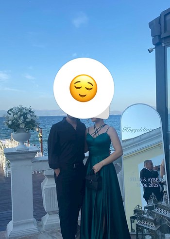 İpek Saten Abiye Elbise - Görsel 2