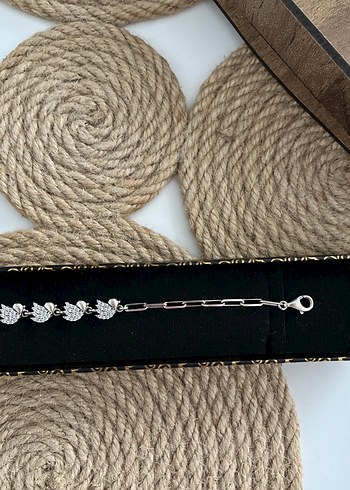 925 ayar Kuş Gümüş Bileklik - Görsel 3