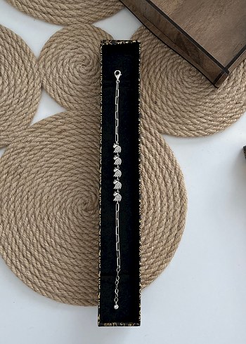 925 ayar Kuş Gümüş Bileklik - Görsel 5