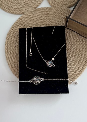 925 ayar Gümüş kolye - Görsel 3