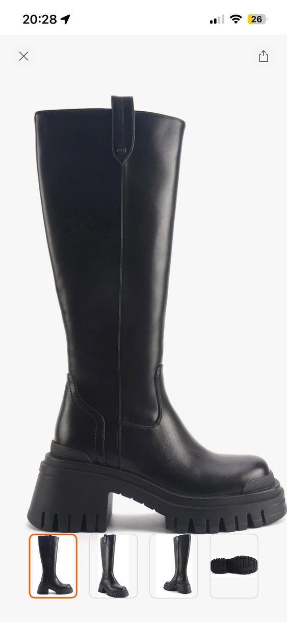 İnci Beks Siyah Kadın Topuklu Çizme - Görsel 2