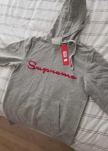 Orjinal Supreme Italia Sweatshirt M Beden Bayan - Görsel 2