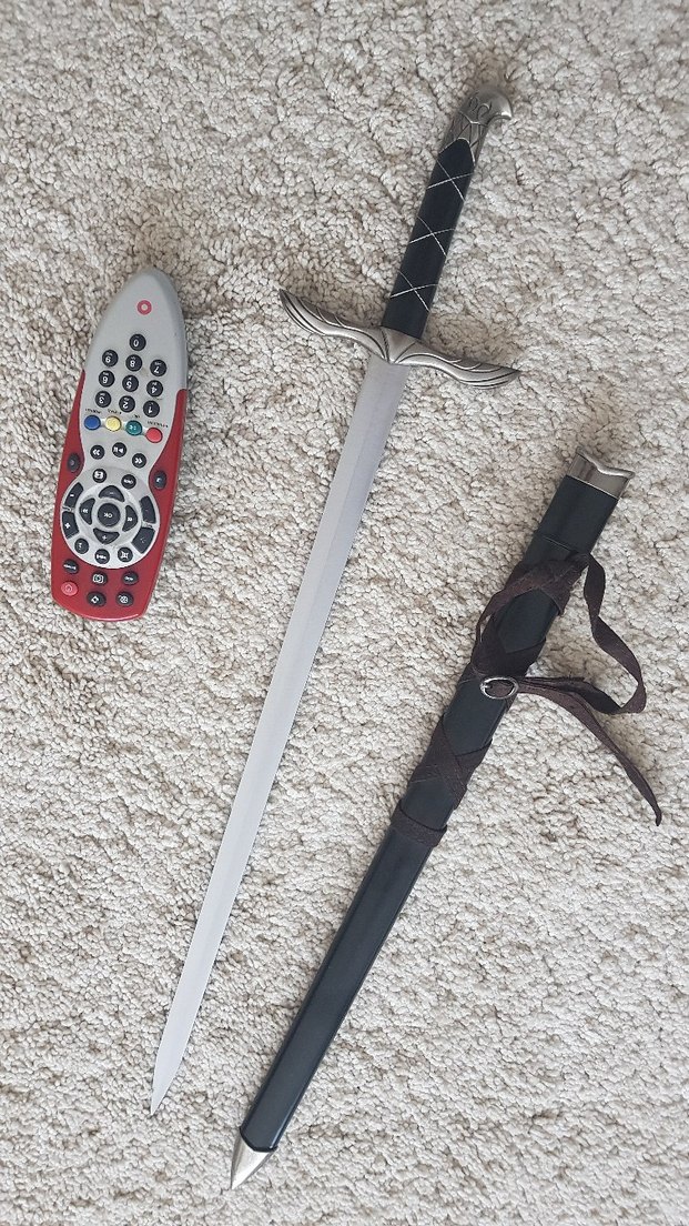 Minyatür Dekoratif Hediyelik Ortaçağ Kılıç - Görsel 4