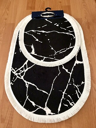 Klozet takımı banyo paspası halı kilim