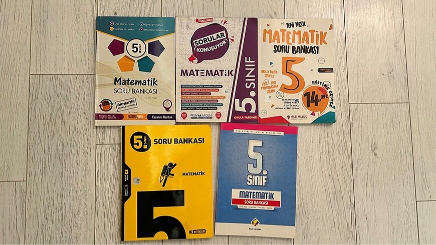 Ortaokul 5. Sınıf matematik yardımcı kitaplar