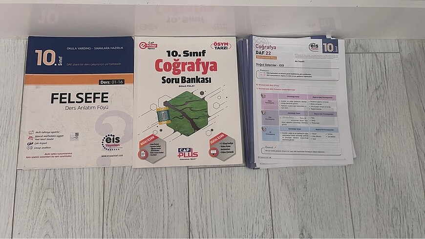 10. Sınıf Çap ve eis yayınları soru bankaları