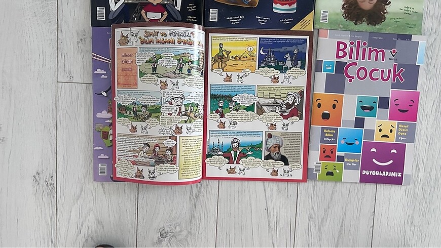  6 adet Bilim Çoçuk dergisi