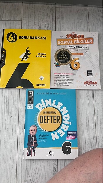 Hız yayınları ve diğer 6. Sınıf sosyal ve din soru bankaları