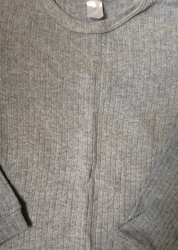 İki adetGri Çocuk Uzun Kollu İçlik - Görsel 3