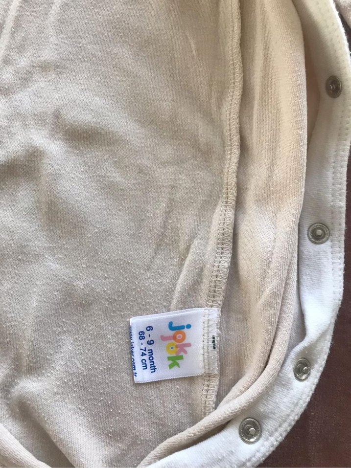 Joker markaUzun Kollu Pamuklu Bebek Body Seti - Görsel 4