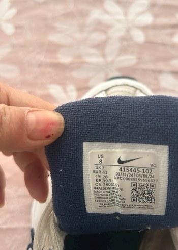 Nike Beyaz Bağcıklı düztabanlar için özel Erkek Spor Ayakkabı - Görsel 5