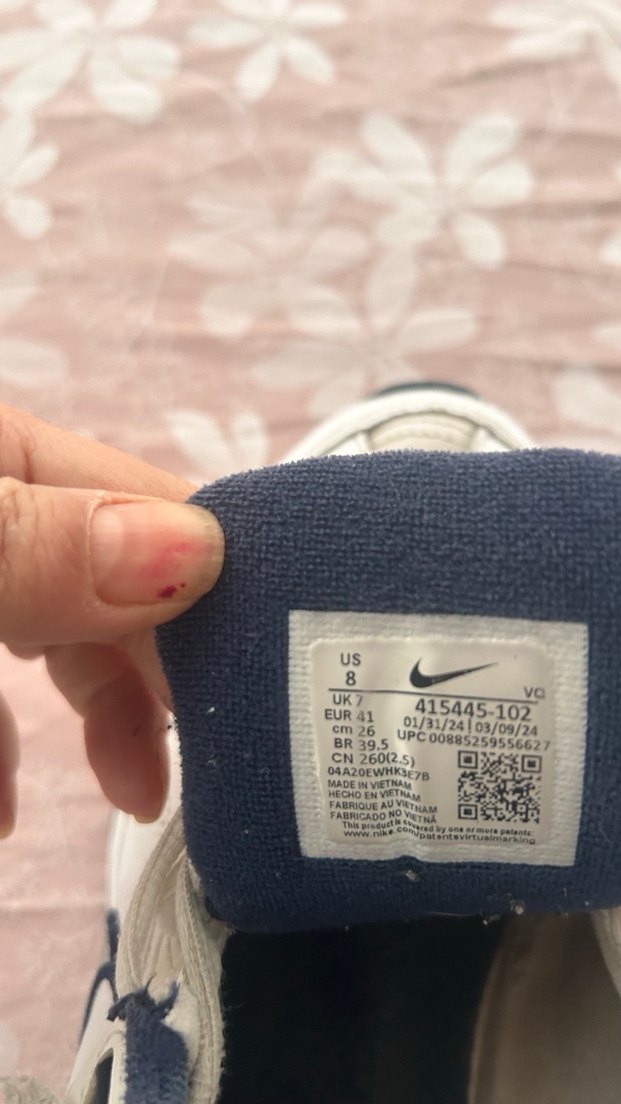 Nike Beyaz Bağcıklı düztabanlar için özel Erkek Spor Ayakkabı - Görsel 5