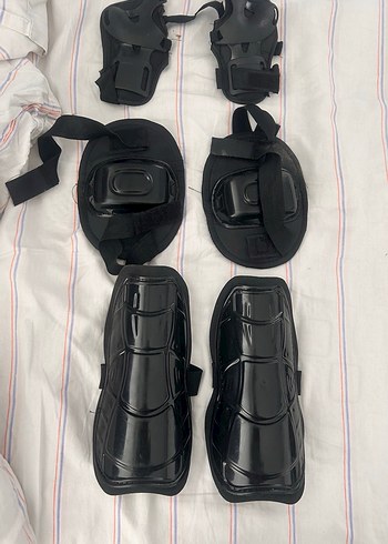 Siyah Motosiklet Diz Koruyucu Seti - Görsel 2