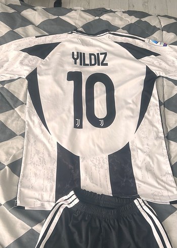 Juventus Erkek Spor Forması Beyaz Siyah - Görsel 2
