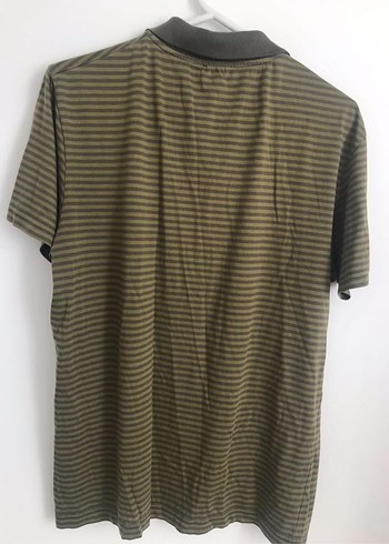 Haki Düğmeli Erkek Polo Tişört - Görsel 3