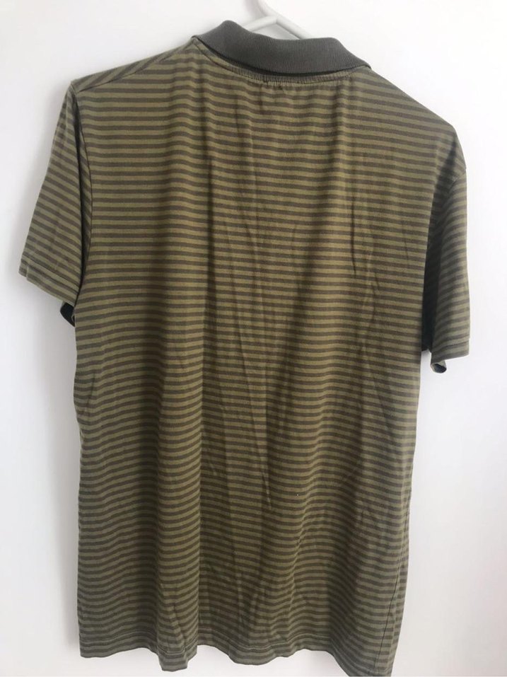 Haki Düğmeli Erkek Polo Tişört - Görsel 3