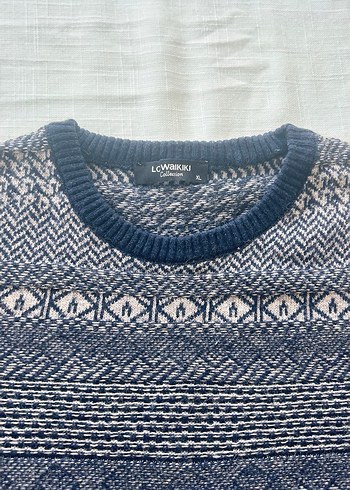 Gri Örgü Erkek Kazak - Görsel 4