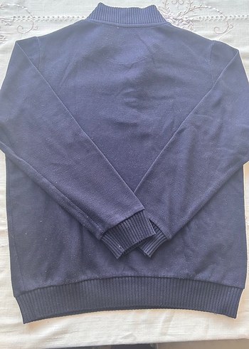 Düğmeli Yarım Balıkçı Yaka Gri Erkek Kazak - Görsel 4