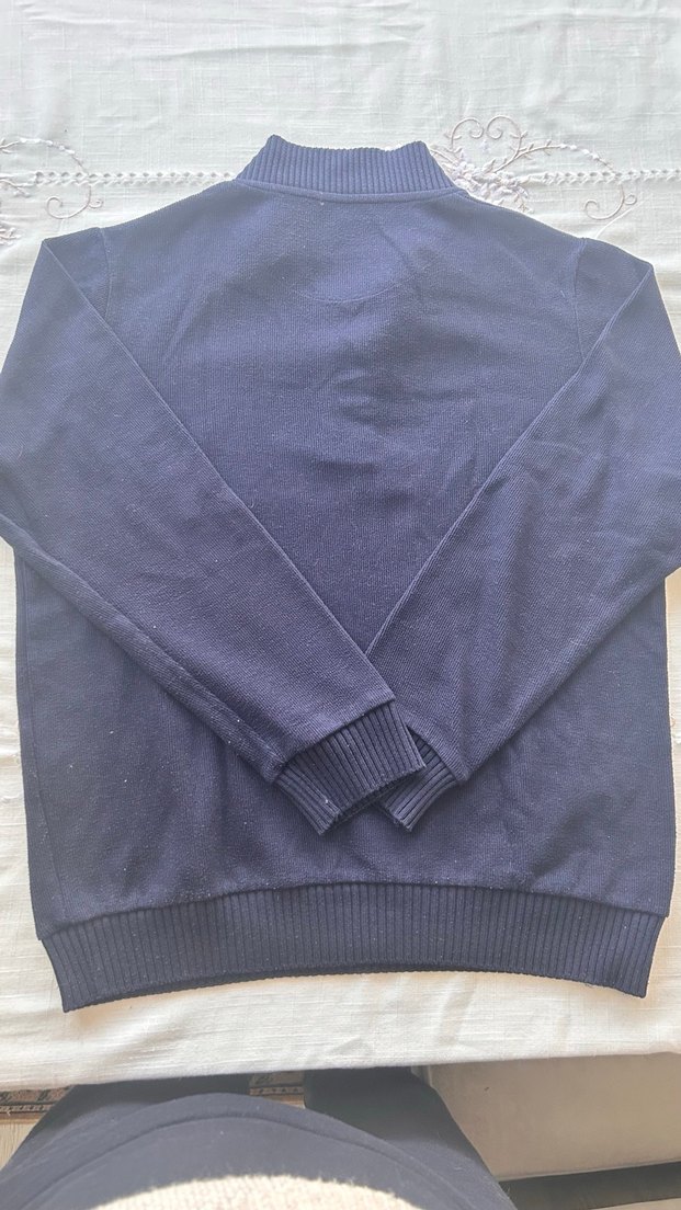 Düğmeli Yarım Balıkçı Yaka Gri Erkek Kazak - Görsel 4