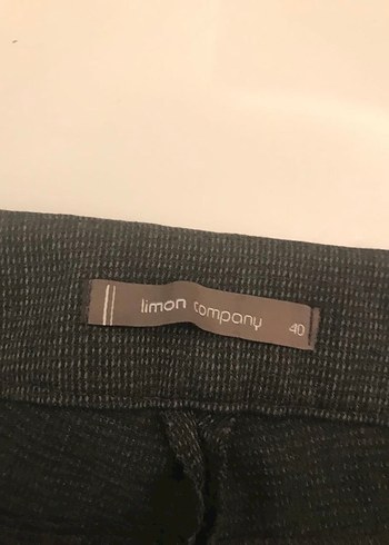 Gri Düğmeli Kadın Kumaş Şort - Görsel 4