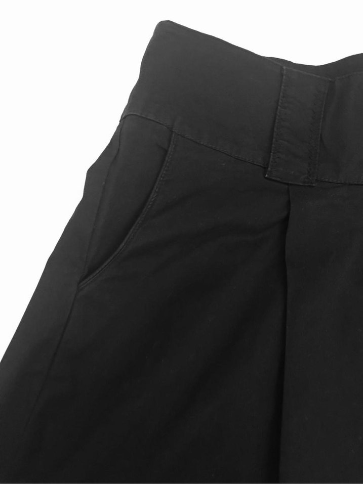 Koton Siyah Pilili Midi Mini Etek - Görsel 3