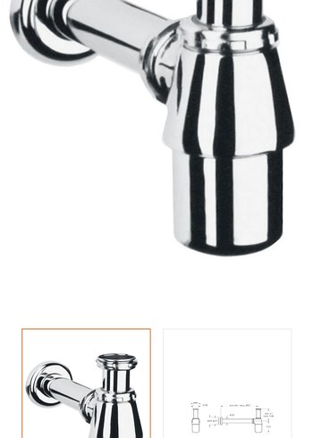 Artema A45122 çelik lavabo sifonu - Görsel 3