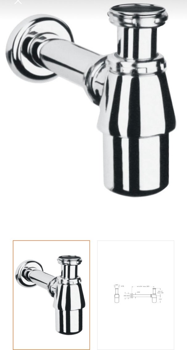 Artema A45122 çelik lavabo sifonu - Görsel 3