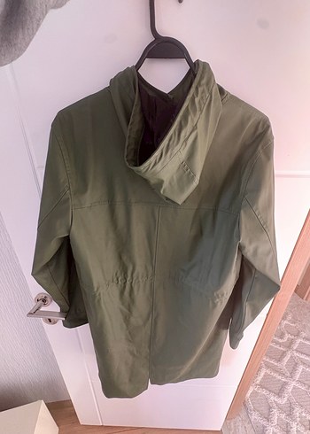 Haki Midi Yağmurluk Kemerli - Görsel 5