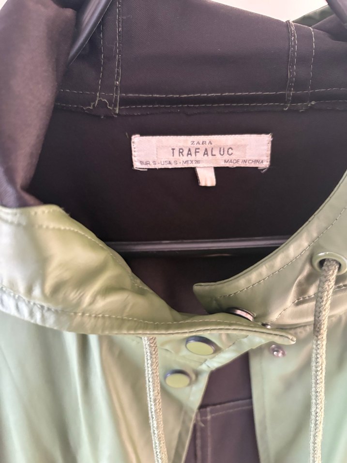 Haki Midi Yağmurluk Kemerli - Görsel 2