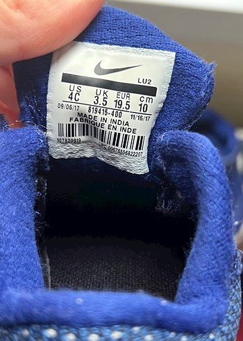 Erkek Çocuk Lacivert Cırtcırtlı Spor Ayakkabı - Görsel 3