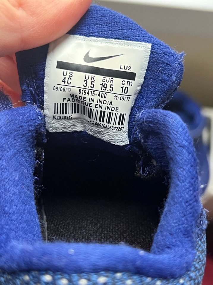 Erkek Çocuk Lacivert Cırtcırtlı Spor Ayakkabı - Görsel 3