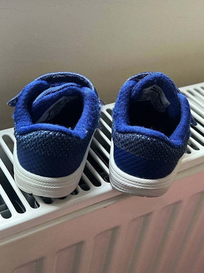 Erkek Çocuk Lacivert Cırtcırtlı Spor Ayakkabı - Görsel 2