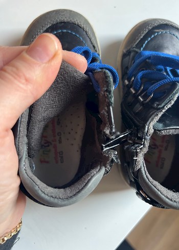 Mavi Bağcıklı Erkek Çocuk Botu - Görsel 3