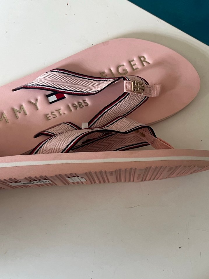 Tommy Hilfiger Pembe  Kadın plaj Terliği - Görsel 4