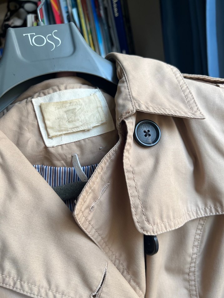 Bej Trençkot - Görsel 3