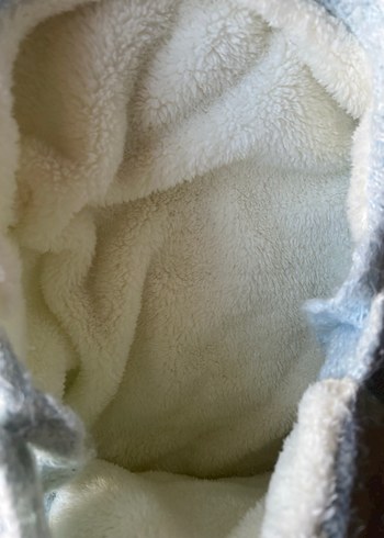 Bebe mavisi kuzu yünü bebek kundak - Görsel 2